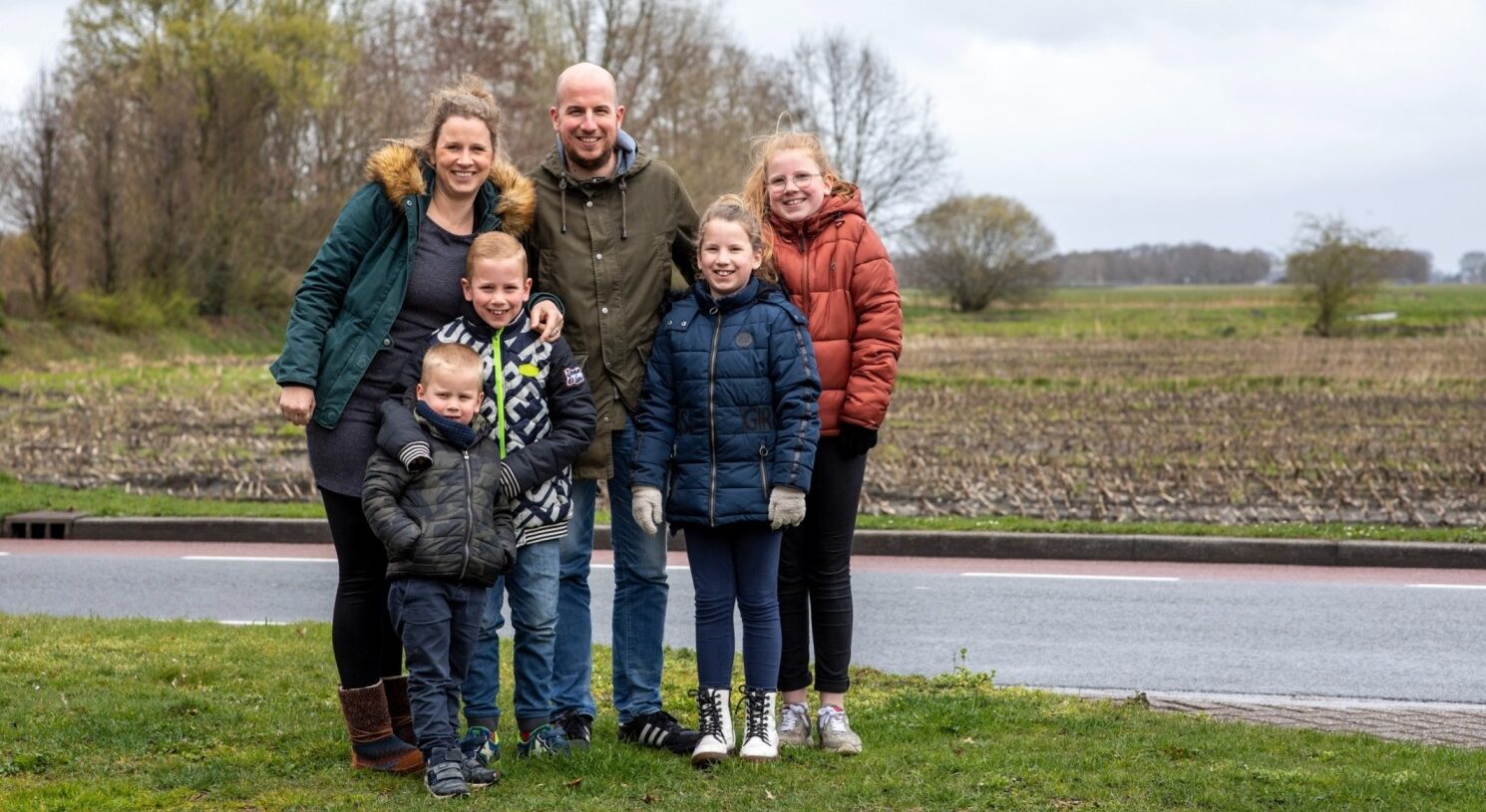 Lars Gerfen met zijn gezin