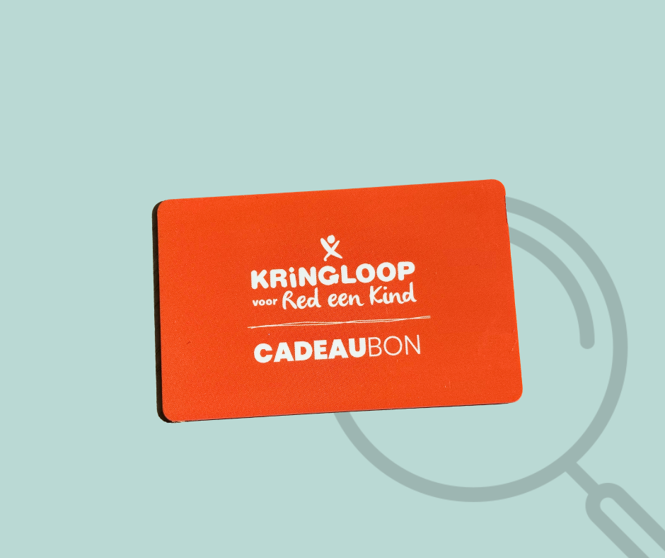 Cadeaubon voor Kringloop voor Red een Kind