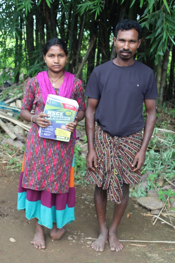 Meisje met een beperking uit Nabarangpur, India