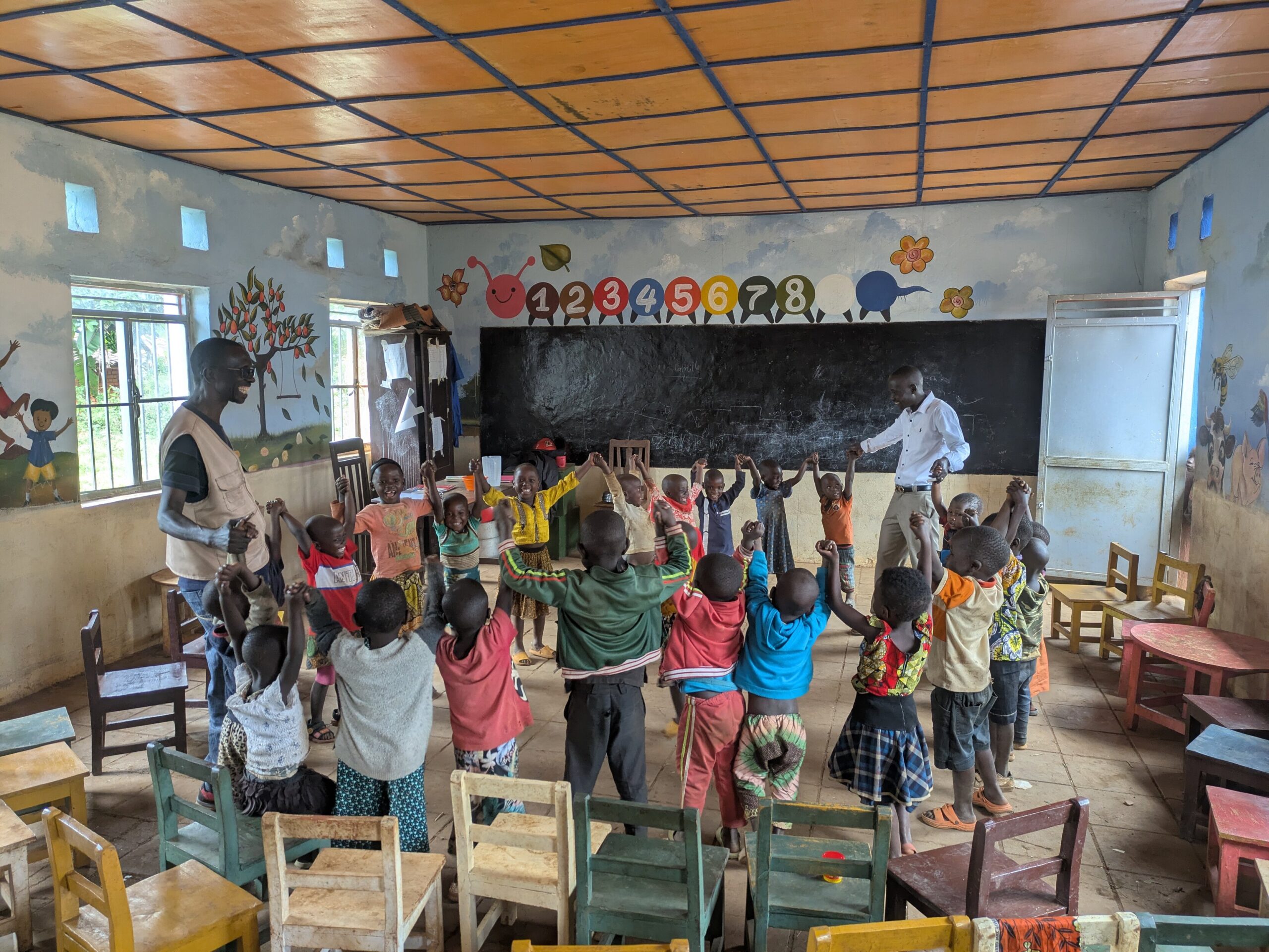 Nieuwe peuter-/kleuterschool in Murwi, Burundi (gebouwd in 2024)